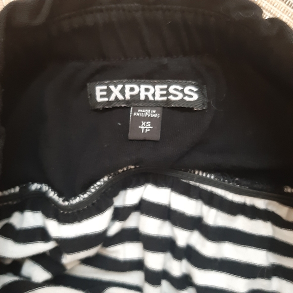 EXPRESS STRAPLESS DRESS SWIM COVER - UP BLACK & WHITE XS c - Picture 4 of 5